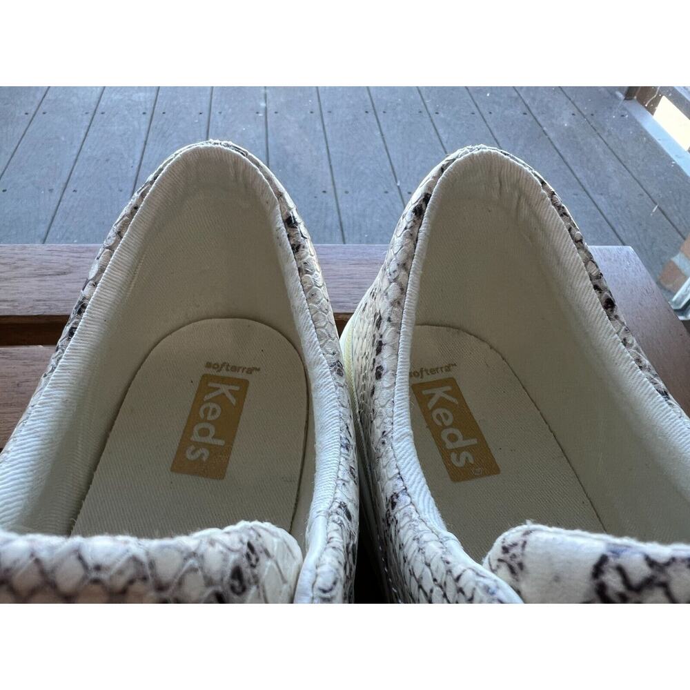 NWOT Keds Snake  animal Print  Classic Canvas Sneakers  Comfort Shoes US Sz 10 - Picture 7 of 11
